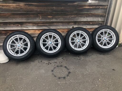 【成約！終了します】BMW純正　スタッドレスタイヤ＆アルミホイール付　205/55R16　洗浄済み