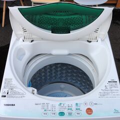 東芝 洗濯機 5.0kg AW-605 全自動 2013年製 TOSHIBA 縦型 ホワイト