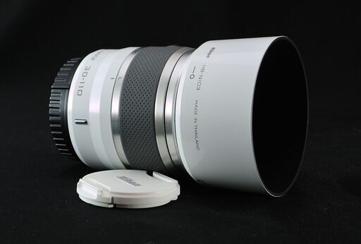 本日のみ値下げ 美品　NIKON　 1NIKKOR 30-110mm F3.8-5.6 VR /ホワイト/純正フード付き