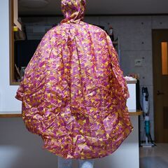【受付終了】ラブシャオリジナルポンチョ/あの伝説的な2016年開催時のデザイン！ポンチョ型なので身長体型関係なく着用しやすい！自転車に乗る際にも◎珍しい柄デザインで、雨の日の主役に！の画像