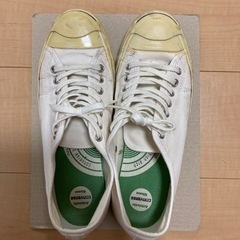 コンバース　ジャックパーセル　ホワイト　27cm