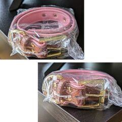 大型犬ワンちゃん首輪/ブラウン2XL（新品）の画像