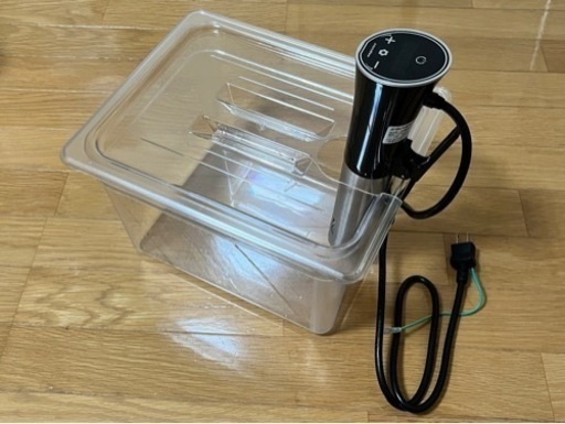 低温調理器\u0026専用容器のセット