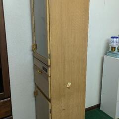 棚位置変更可　コンセント通電確認済　収納家具の画像