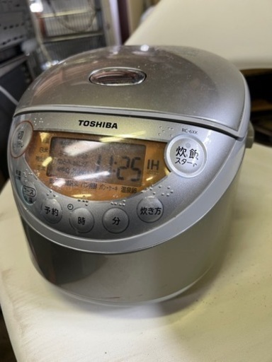 TOSHIBA RC-6XK [備長炭鍛造かまど釜] 炊飯器