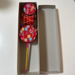 【新品未使用】　おもちゃ　でんでん太鼓