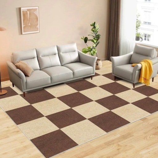 新品未使用　60枚　30×30cm【ジョイントマット】カーペット フローリング ラグ 床保護 洗える③