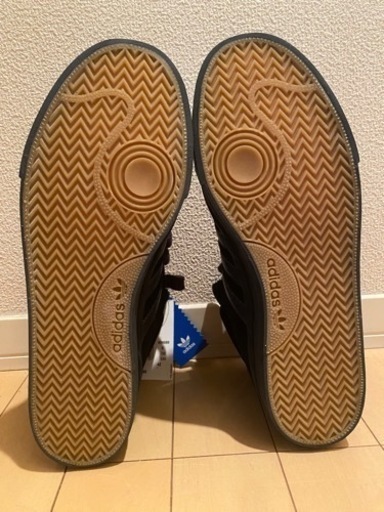adidas アディダス　ハイカットスニーカー/US8.5/BLK/スウェード/664688/柄/26.5