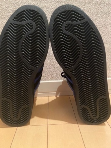 ADIDAS アディダス　プロモデル PRO MODEL　反転カラー　黒青 26.0