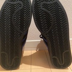 ADIDAS アディダス　プロモデル PRO MODEL　反転カラー　黒青 26.0の画像