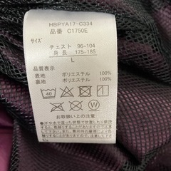 ☆値下げ☆N2407-178 OUTDOOR PRODUCTS ナイロンブルゾン フード パープル サイズ:L 中古美品の画像