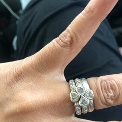 最後値下げ！フォリフォリ3連リング♡♡