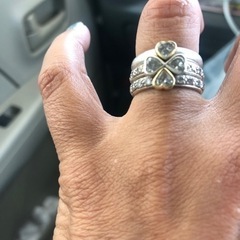 最後値下げ！フォリフォリ3連リング♡♡の画像