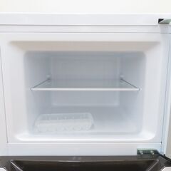 【住所確認必要】Hisence (ハイセンス) 冷蔵庫 直冷式 120L 2ドア HR-B1201 ホワイト 2018年製の画像