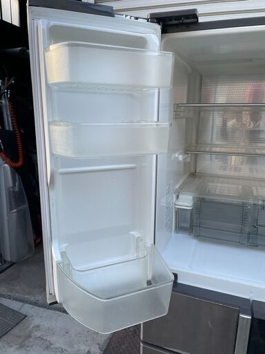 ★動作〇 保証有★ 冷蔵庫 シャープ SJ-HD46P -S 463L 6ドア W685xD693xH1720mm 2008年製 冷凍冷蔵庫 SHARP うるおい気流 フレンチドア