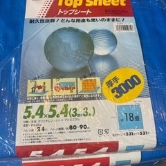 【バラ売り可】ブルーシート5.4×5.4 厚手タイプの画像
