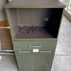 レンジ、炊飯器キャビネット
の画像