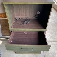 レンジ、炊飯器キャビネット
の画像