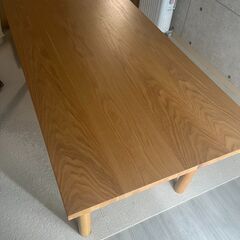 家具　無印良品　木製テーブル