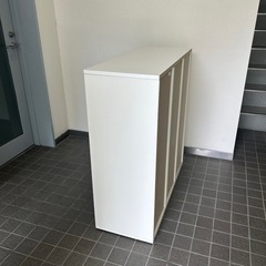 【無料】靴箱 シューズボックス オフィス用家具 2セット　 の画像