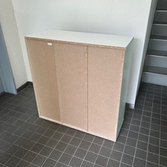 【無料】靴箱 シューズボックス オフィス用家具 2セット　 の画像