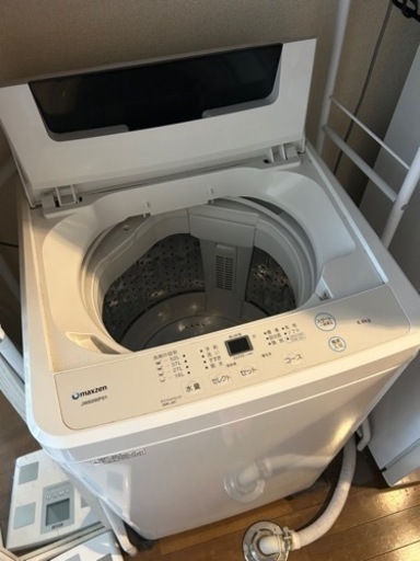 Maxzen洗濯機JW60WP01 2021年製
