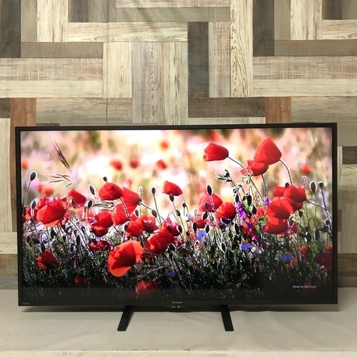 即日受渡❣️2年前購入SHARP  AQUOS42型 HDMI×3端子USB端子29500円
