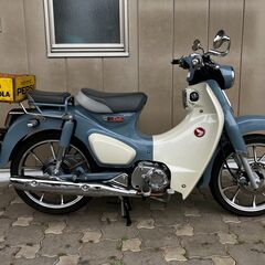 【岡谷より安心の古物商許可済】入手困難なパールカデットグレー！美車　JA48 スーパーカブC125 走行1200km カスタム多数！の画像
