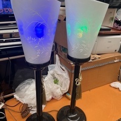 美品　お盆　墓参り　雪洞(ぼんぼり)単品 燭台(しょくだい)