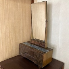 昭和レトロ　鏡台　