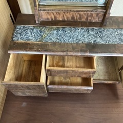 昭和レトロ　鏡台　の画像