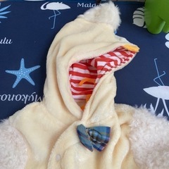 新品、未使用、タグ付き　ひよこのロンパース