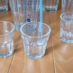 6こ グラス / コップ / 4こ ショットグラス / 透明 / ガラスの画像