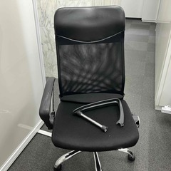 【譲ります】ハイバックオフィスチェア　一部破損品