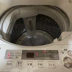 SHARP 縦型洗濯機の画像