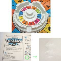 中の使用感少なめ 昭和レトロ 当時物 タカラ 億万長者ゲーム 1981 付属品すべて有　抱っこちゃんマーク アメリカンゲーム ☆ PayPay(ペイペイ)決済可能 ☆ 札幌市 豊平区 平岸 平岸店の画像