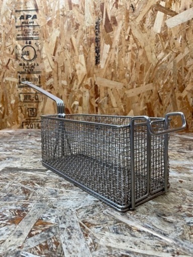 C(6515)ポテトフライヤー 2個 フライヤー ステンレス 業務用 飲食店 調理器具 厨房用品 店舗用 中古品