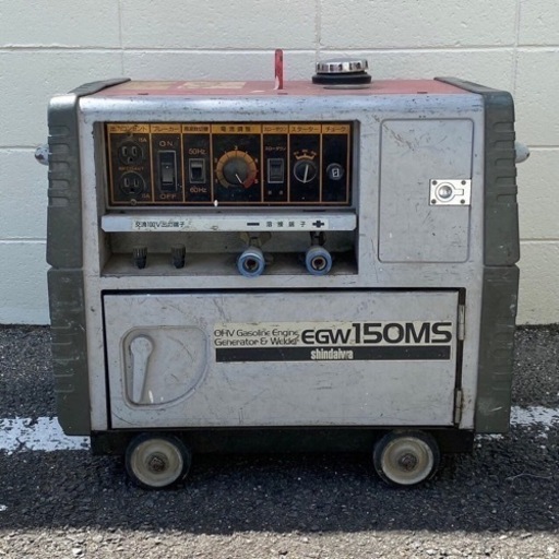 新ダイワ 防音型エンジン発電機兼用溶接機 EGW150MS 動作未確認