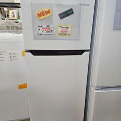 【リサイクルショップどりーむ鹿大前店】No.10241　ハイセンス　2ドア冷蔵庫　2020年製　全体容量120L　1人暮らしに最適なサイズです♪