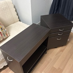 袖机とプリンター台