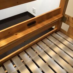 家具 二段ベッド　コンセント　宮付きの画像