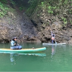 群馬でSUP 初心者フリースタイル練習　赤谷湖か四万湖 - 利根郡