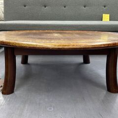 秋田木工 曲木 ちゃぶ台 直径105ｃｍ×高さ33ｃｍ ローテーブル 座卓 丸テーブル 店頭引き渡し歓迎 札幌市手稲区の画像