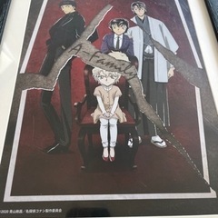 名探偵コナン　緋色の弾丸額入りアートの画像