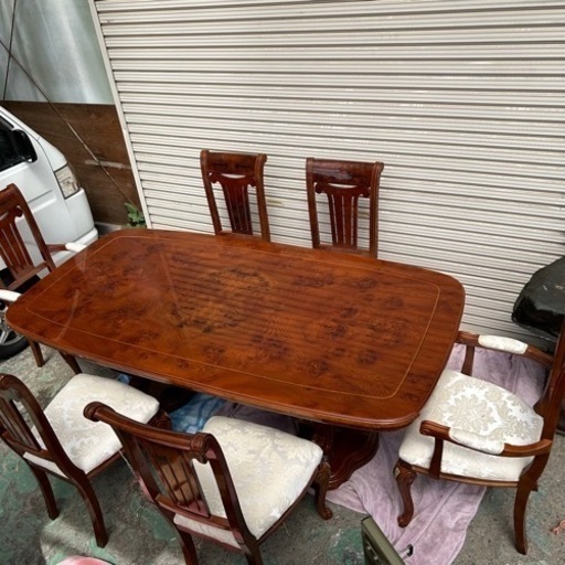 C400 ダイニングテーブル チェアセット 6脚