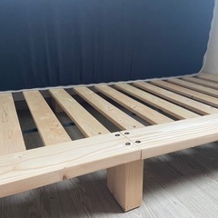 シングルすのこベッドの画像