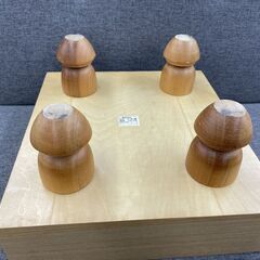 CAPIC大分 2寸5分 将棋盤 足付 木製 日本製 駒付き 札幌市手稲区の画像