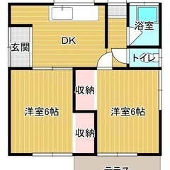 🏢安心の叶えRoom✨『2DK』加須市馬内✨敷金礼金無料💰✨人気...