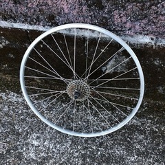 後輪 26インチMTBホイール Vブレーキ　7速