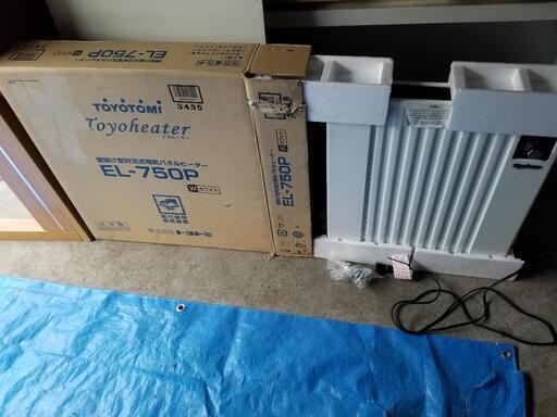 TOYOTOMI Toyoheater EL-750P-W 壁掛け電気パネルヒーター